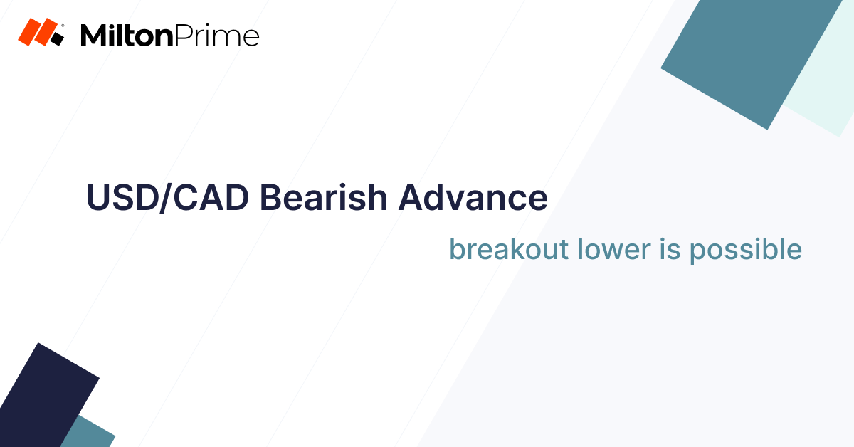 USD/CAD Bearish Continuation Resumes